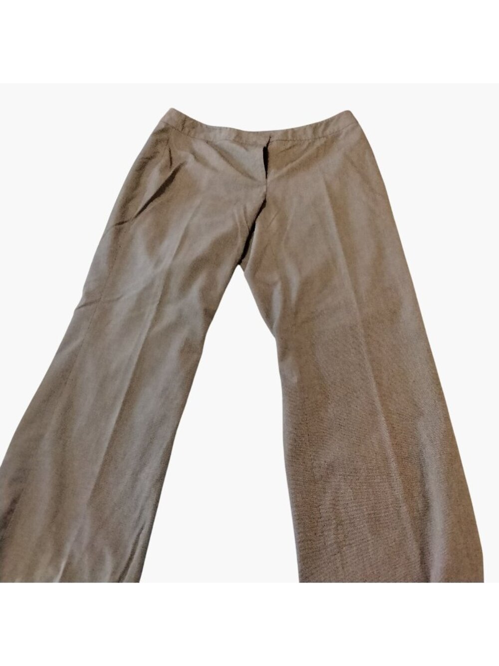 Apt 9 Trouser Pants Woman 16W Business Casual Brown Tweed Fine Plaid Pearson
